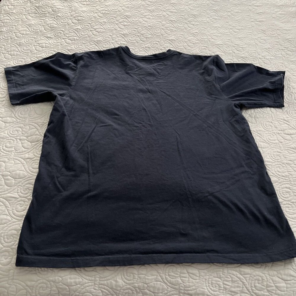 Carhartt Shirt Mens XL Short Sleeve Crew Neck Loose Fit Pocket T-Shirt Navy Blue - Picture 4 of 6